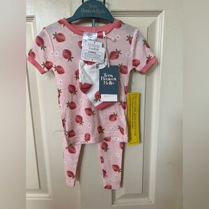 Set of 2 Pc Unisex Bamboo Pajamas PJs 12-18 months for sensitive skin